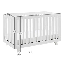 Load image into Gallery viewer, Storkcraft Beckett 3-in-1 Convertible Crib Fixed Side Crib