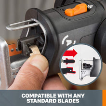 Load image into Gallery viewer, WORX WX550L Axis Convertible Jigsaw To Reciprocating Saw with Orbital Mode, Variable Speed, &amp; Tool-Free Blade Change System –