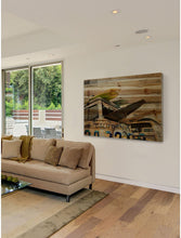 Load image into Gallery viewer, Parvez Taj Cali Day Painting Print on Natural Pine Wood