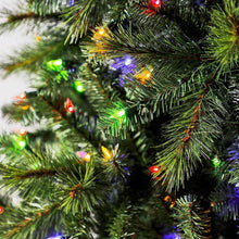 Load image into Gallery viewer, Home Accents Holiday 7.5 ft Wesley Long Needle Pine LED Pre-Lit Artificial Christmas Tree with 550 Color Changing Lights