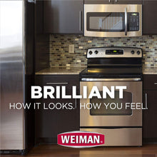 Load image into Gallery viewer, Weiman Stainless Steel Cleaner and Polish - Streak-Free Shine for Refrigerators, Dishwasher, Sinks, Range Hoods and BBQ grills - 22 fl. oz
