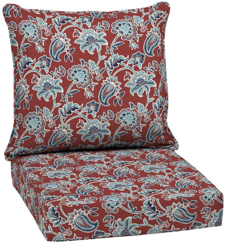 Arden Selections 24 x 24 Caspian 2-Piece Deep Seating Outdoor Lounge Chair Cushion