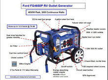 Load image into Gallery viewer, Ford Series Power Gasoline Generator