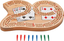 Load image into Gallery viewer, Mainstreet Classics Wooden "29" Cribbage Board Game Set