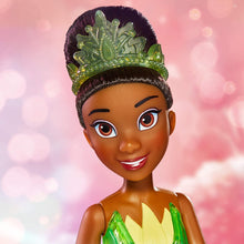 Load image into Gallery viewer, Disney Princess Royal Shimmer Tiana Doll, Fashion Doll with Skirt and Accessories, Toy for Kids Ages 3 and Up