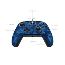 Load image into Gallery viewer, PDP Wired Controller for Xbox One - Blue Camo - Xbox One