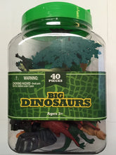 Load image into Gallery viewer, 40-Piece Dinosaur Playset