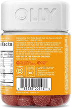 Load image into Gallery viewer, Olly Kids Immunity Gummy, Wellmune, Elderberry, Acerola Cherries, Zinc, Chewable Supplement, Cherry Berry Flavor, 25 Day Supply, Mighy Immunity (25 Day Supply), 50 Count (Pack of 1)