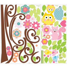 Load image into Gallery viewer, RoomMates Happi Scroll Tree Peel and Stick Wall Decal Megapack