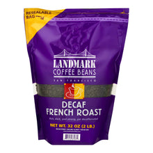 Load image into Gallery viewer, Land Mark Coffee Beans Decaf French Roast, 32.0 OZ