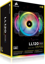 Load image into Gallery viewer, Corsair HD Series High Performance RGB LED PWM Fans