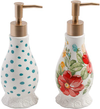 Load image into Gallery viewer, The Pioneer Woman Vintage Floral Soap and Lotion Set