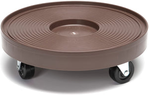DeVault DEV3015E 12 Inch Plant Dolly With Hole Espresso