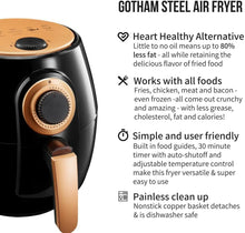 Load image into Gallery viewer, Gotham Steel Air Fryer with Rapid Air Technology