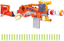 Load image into Gallery viewer, Scravenger Nerf Zombie Strike Toy Blaster with Two 12-Dart Clips, 26 Darts, Light, Barrel Extension, X 40Mm, Stock, 2-Dart Blaster - For Kids, Teens, Adults