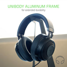 Load image into Gallery viewer, Razer Kraken Pro V2: Lightweight Aluminum Headband - Retractable Mic - In-Line Remote - Gaming Headset Works with PC, PS4, Xbox One, Switch, &amp; Mobile Devices - Black