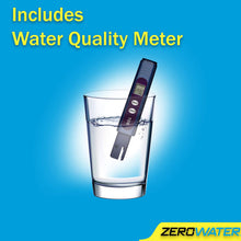 Load image into Gallery viewer, ZeroWater ZR-0810-4, 10 Cup Round Water Filter Pitcher with Water Quality Meter, White