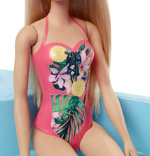 Load image into Gallery viewer, Barbie Doll, 11.5-Inch Blonde, and Pool Playset with Slide and Accessories