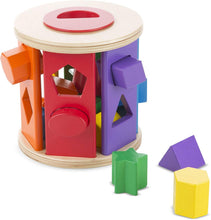 Load image into Gallery viewer, Melissa &amp; Doug Match &amp; Roll Shape Sorter