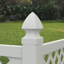 Load image into Gallery viewer, Outdoor Essentials PicketLock Olympia Privacy Fencing, 5 In. x 5 In. x 96 In., White Vinyl (Fence Post)