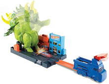 Load image into Gallery viewer, Hot Wheels Smashin&#39; Triceratops Play Set