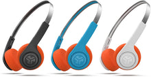 Load image into Gallery viewer, JLab Audio Rewind Wireless Retro Headphones | Bluetooth 4.2 | 12 Hours Playtime | Custom EQ3 Sound | Music Controls | Noise Isolation | with Microphone | Throwback 80s 90s Design | Black