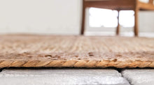 Load image into Gallery viewer, Unique Loom Braided Jute Collection Hand Woven Natural Fibers Rug