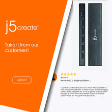 Load image into Gallery viewer, j5create 7-Port USB 3.0 Hub for Mac and Windows