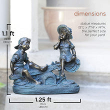 Load image into Gallery viewer, Alpine Corporation GXT262 Alpine Statue, Medium, Bronze