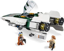Load image into Gallery viewer, LEGO Star Wars: The Rise of Skywalker Resistance A Wing Starfighter 75248 Advanced Collectible Starship Model Building Kit (269 Pieces)