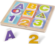 Load image into Gallery viewer, Melissa &amp; Doug FIRST PLAY ABC-123 Chunky Puzzle
