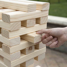 Load image into Gallery viewer, Hey! Play! Nontraditional Giant Wooden Blocks Tower Stacking Game