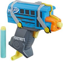 Load image into Gallery viewer, Fortnite Micro Battle Bus Nerf Microshots Dart-Firing Toy Blaster &amp; 2 Official Elite Darts for Kids, Teens, Adults