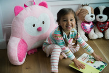Load image into Gallery viewer, Sweet Seats Animal Adventure OwlReading CushionLightweight &amp; Portable Bed Rest PillowPerfect for Ages 2+