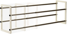 Load image into Gallery viewer, Trinity Basics 2-Tier 24"-44" Expandable Shoe Rack - White (2-Pack)