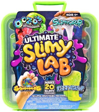 Load image into Gallery viewer, SlimyLab Ultimate Make 20 Slime Creations, Including Ooz-O's, SLIMYGLOOP, Squoosh-o's, and Fizzygloop