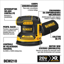 Load image into Gallery viewer, DEWALT 20V MAX Orbital Sander, Tool Only (DCW210B)