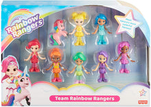 Load image into Gallery viewer, Fisher-Price Rainbow Rangers Team Rainbow Rangers Figure Set dolls for preschoolers ages 3 years and older