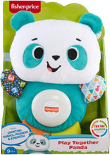 Load image into Gallery viewer, Fisher-Price Linkimals Play Together Panda, musical learning plush toy for babies and toddlers
