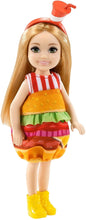 Load image into Gallery viewer, Barbie Club Chelsea Dress-Up Doll (6-Inch Blonde) in Burger Costume with Pet and Accessories, Gift for 3 to 7 Year Olds