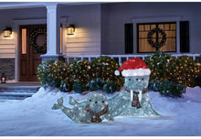 Load image into Gallery viewer, Home Accents Holiday Set of 2 LED 15 in and 36 in Seals