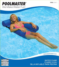 Load image into Gallery viewer, Poolmaster Water Chair Inflatable Swimming Pool Float Lounge, Blue, (Model: 70742)