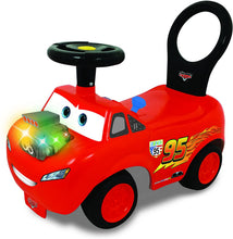 Load image into Gallery viewer, Kiddieland Disney PIXAR Cars Lightning McQueen Light &amp; Sound Activity Ride-On
