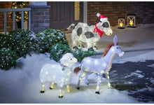 Load image into Gallery viewer, Home Accents Holiday 31 in. LED Lighted Tinsel Donkey