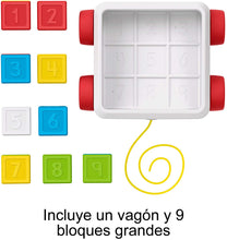 Load image into Gallery viewer, Fisher-Price Pull-Along Activity Blocks, Toy Wagon for Babies