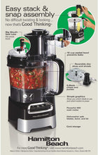 Load image into Gallery viewer, Hamilton Beach 10 Cup Food Processor | Model# 70723