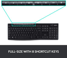 Load image into Gallery viewer, Logitech MK270 Wireless Keyboard and Mouse Combo — Keyboard and Mouse Included, Long Battery life