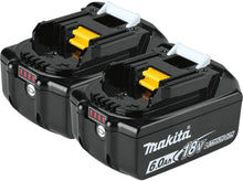 Load image into Gallery viewer, Makita BL1860B 18V LXT Lithium-Ion 6.0 Ah Battery