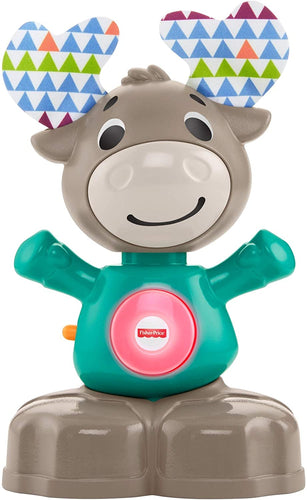 Fisher-Price Linkimals Musical Moose - Interactive Educational Toy with Music and Lights for Baby Ages 9 Months & Up