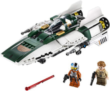 Load image into Gallery viewer, LEGO Star Wars: The Rise of Skywalker Resistance A Wing Starfighter 75248 Advanced Collectible Starship Model Building Kit (269 Pieces)